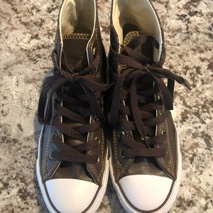 Converse All Stars high top - brown faux leather